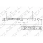 ����� ��������� (�������/ ������=�����) Mitsubishi Lancer 91-01 / Chariot 91-97 SAT ST-MR129882, �����/������ �������� STMR129882 ����