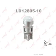 ����� ������������ LED W5W T10 12V W2,1x9,5d SMDx1 6500K Lynxauto LD1280510 LD1280510 ����