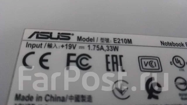 Laptop Asus E210MA. 11.6", 1,1����, ��� 4 ��, ���� 64���, WiFi: 1, Bluetooth: 1, ����������� �� 6��. ����