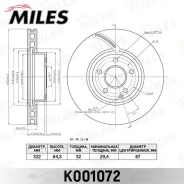 ���� ��������� �������� D322��. ������������� MB W204 07-/W212 09- (TRW DF6195S) K001072 Miles K001072 K001072 ����