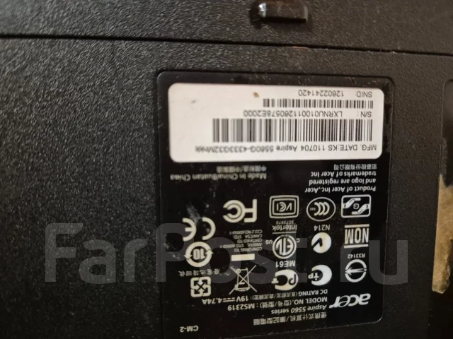 Acer. 15.6", 2,4����, ��� 4 ��, ���� 160���, WiFi: 1, Bluetooth: 1, ����������� �� 3��. ����