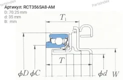 ��������� �������� ��������� KOYO RCT356SA8AM RCT356SA8AM ����
