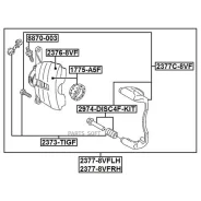������� �������� ���������� ��������� D57.1 Volkswagen, Suzuki, Skoda, SEAT, Peugeot 2376-8VF Febest 23768VF 23768VF ����
