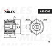 ����� ���������� ���� ���������� Toyota Camry 2.4 01-/RAV 4 2.0 06- AG04002 Miles AG04002 AG04002 ����