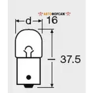 ����� R5W 12V 5W BA15s Original LINE �������� ������������ �/� (���) 1 ��. Osram 5007 Osram 5007 ����