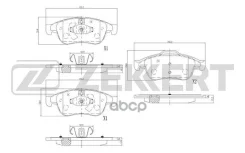 ������� ����. ����. ������. (����� Ceramic) Nissan Terrano (D10) 14- Renault Captur 13- Duster 11- Zekkert ���. bs-2800c BS2800C ����