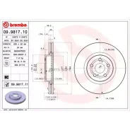 ����, ������ 09.9817.11 ���� ��������� Standard | ����� | Brembo 09981710 09981710 ����