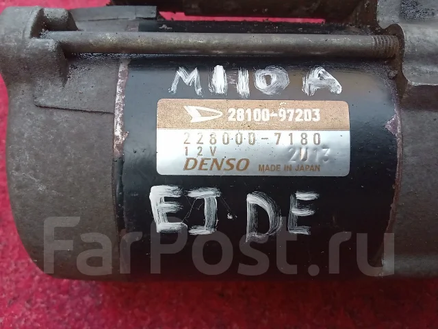 �������. Toyota Duet. M110A. EJ DE 2810097203 ����