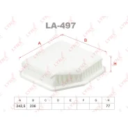 ������ ��������� LYNXauto, ���. LA-497 LA497 ����