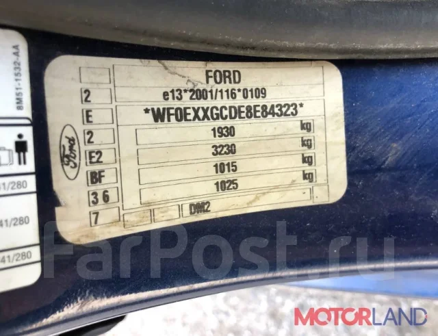 ���������� ��������� Ford C-Max 2002-2010 22159129 1530980 ����