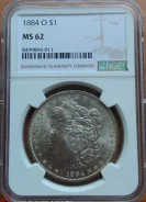 ��� ������ ������� 1884 ����� ������ (NGC MS 62) ����