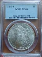 ��� ������ ������� 1879 ��� ��������� (PCGS MS64) ������� ����