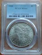 ��� ������ ������� 1900 ����������� (PCGS MS64)������� ����