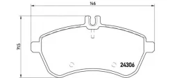 ������� ��������� �������� Brembo P50067 Mercedes-Benz C-Class, E-Clas P50067 ����