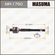 ���� ������� Masuma MR1750 Demio / DY3W 0507 MR1750 ����