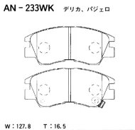 ������� ��������� ������ P0, �P1, �P2, �P35W, �P45V, �V14V, �V24#, �V34V, �V44W F Akebono AN233WK AN233WK ����
