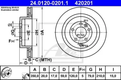 ���� ��������� ������ Land Rover Discovery III 4.4 04 24.0120-0201.1 ATE 24012002011 24012002011 ����