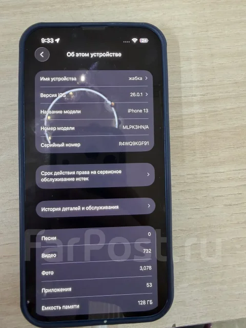 Apple iPhone 13. �/�, 128 ��, �����, 3G, 4G LTE, 5G, eSIM, ������������ ������� ����