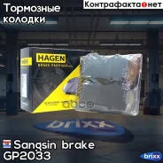 ������� ��������� �������� Sangsin brake ���. GP2033 GP2033 ����