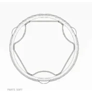 ������� ����� SEAT Cordoba (6L2) 1.6 16V [2006/11-2009/11] GKN 305782 GKN 305782 305782 ����
