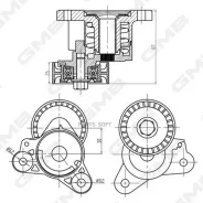 ���������� ����� Mitsubishi Lancer/Outlander 06- 1.8-2.4 ��������� GMB GAT30360 GMB GAT30360 GAT30360 ����