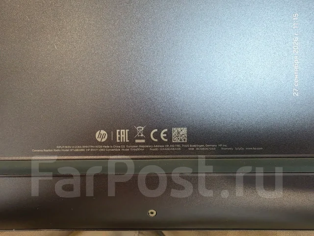 HP Envy x360. 15.6", 3����, ��� 8 ��, ���� 240���, WiFi: 1, Bluetooth: 1 ����