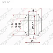 ����������� Honda HR-V 98-07 / Logo 96-01 (���) SAT ST-52362-SF4-003 ST52362SF4003 ����