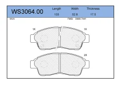 ������� ��������� �������� (�������) Toyota Camry 2.2 92-96/Corolla 95-2Toyota Corolla 1997 - 22 Jeenice WS306400, �������� WS306400 ����