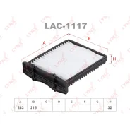 ������ �������� LYNXauto, ���. LAC-1117 LAC1117 ����