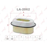 ������ ��������� LYNXauto, ���. LA-2062 LA2062 ����