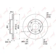 ���� ��������� ������������� (231x17) | ����� | Lynxauto BN-1046 BN1046 ����