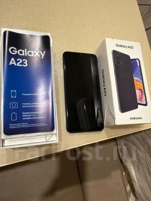 Samsung Galaxy A23. �/�, 128 ��, ������, 3G, 4G LTE, 5G, Dual-SIM, NFC ����