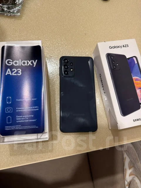 Samsung Galaxy A23. �/�, 128 ��, ������, 3G, 4G LTE, 5G, Dual-SIM, NFC ����