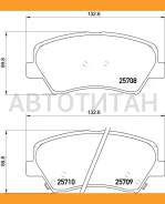 ������� ��������� �������� Hyundai Elantra/Equus/i30 Coupe/Veloster, KIA Ceed/Cerato/Quoris 11- Nisshinbo NP6015 NP6015 ����