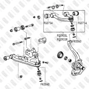 ����� ������� ������� (�������) Toyota Land Cruiser 100 98- Fixar FK0860, �������� FK0860 ����