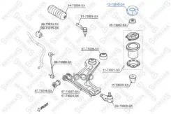 ����� ������������ ��������� Chevrolet Lacetti 2.0 D 07/ Daewoo Lacetti 1.6 04/Daewoo Lacetti 1.8 04Chevrolet Lacetti 1.6 05 Stellox ���. 1273015SX 12...