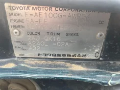 ���� Toyota Corolla 1997 AE100 5A-FE ����