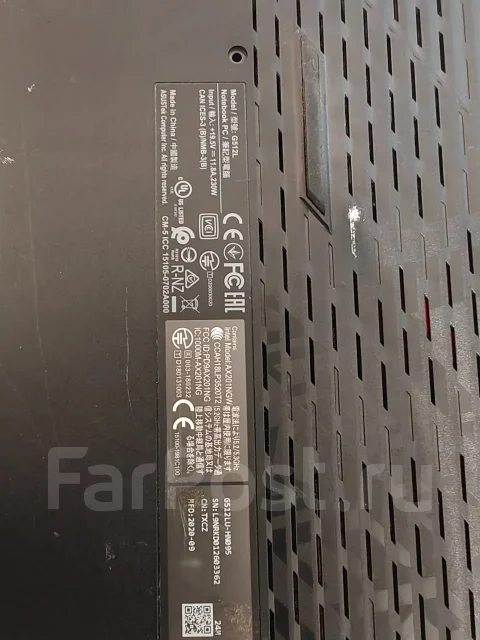 Asus ROG Strix. 15", ��� 16 ��, WiFi: 1, Bluetooth: 1 ����