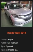 Honda Vezel. RU3, LEB ����