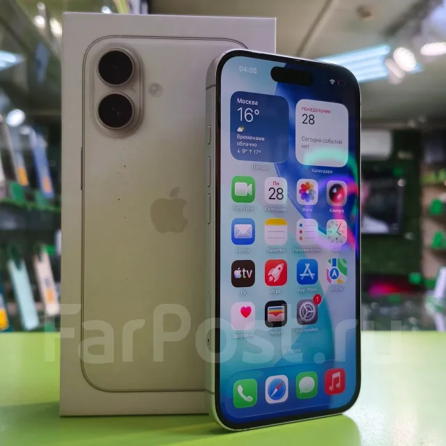 Apple iPhone 16. �/�, 256 ��, �����, 3G, 4G LTE, 5G, ������� �������, ������������ ������� ����