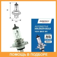 ����� ���������� Avantech H4 P43t-38 12V 60/55W 2��. Avantech / AB0012 AB0012 ����