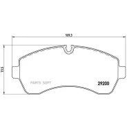 ������� �������� �. MB Sprinter, VW Crafter 50 2.5TDi 06 Brembo P50059 P50059 1243 00=FVR1777 [2E0698151A] ! Brembo P50059 P50059 ����
