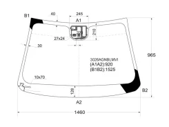 ������ ������� + �� Chevrolet Cruze 4/5D 09-15 Fuyao 3026Agnblmvi 3026AGNBLMVI ����