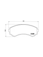 ������� ��������� ����� Mitsubishi Pajero 99- Brembo P54029 P54029 ����