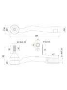 ���������� ������� Toyota Avensis 00- LH SAT ST4504729125, ����� ST4504729125 ����