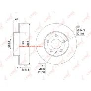 ���� ��������� ��������������� 264x10, ��� Lynxauto BN1119 BN1119 ����