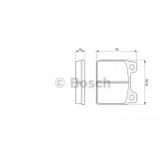 ������� ��������� �������� Bosch, ��������, �������� �� ��� (4 ��), ���. 0 986 460 113 0986460113 ����