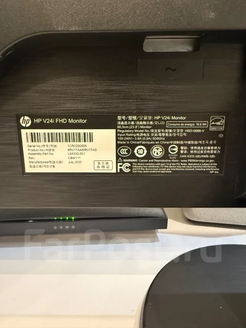 HP. 23.8", ���������� �� (LCD, LED, QLED) ����