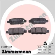������� �������� ! ����. 105x38x14 Nissan X-Trail 2.0i/2.5i/2.2dCi/Skyline V35 01 Zimmermann 238711381 238711381 ����