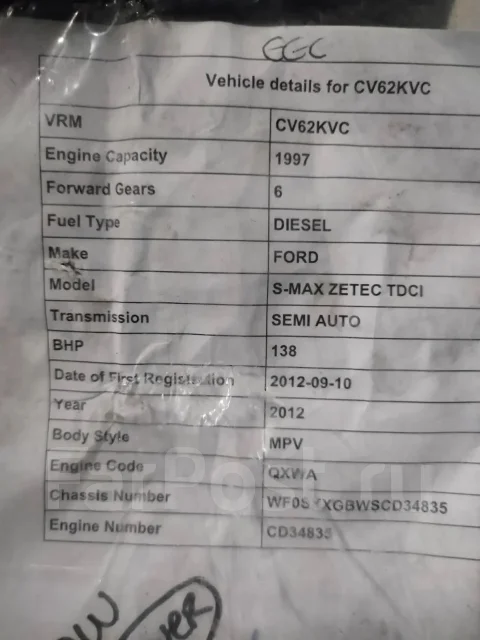 ���� ��������� Ford Galaxy 2.0 ������ ����